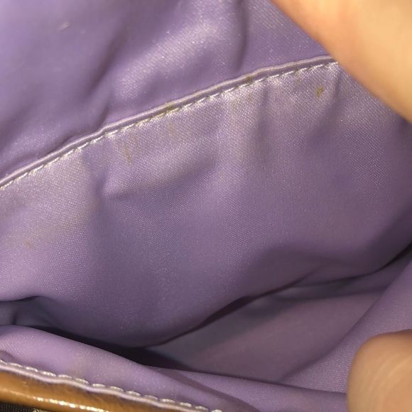 COACH Tan Horse Carriage Embroidered Canvas Brown Leather Crossbody Shoulder Bag - Picture 15 of 16